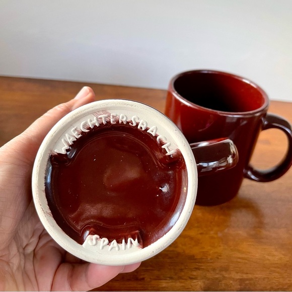 Set of 2 Waechtersbach Brown Coffee Mugs - Picture 9 of 9